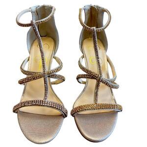NWOT Jessica Simpson Sidra Rhinestone Stiletto Heels